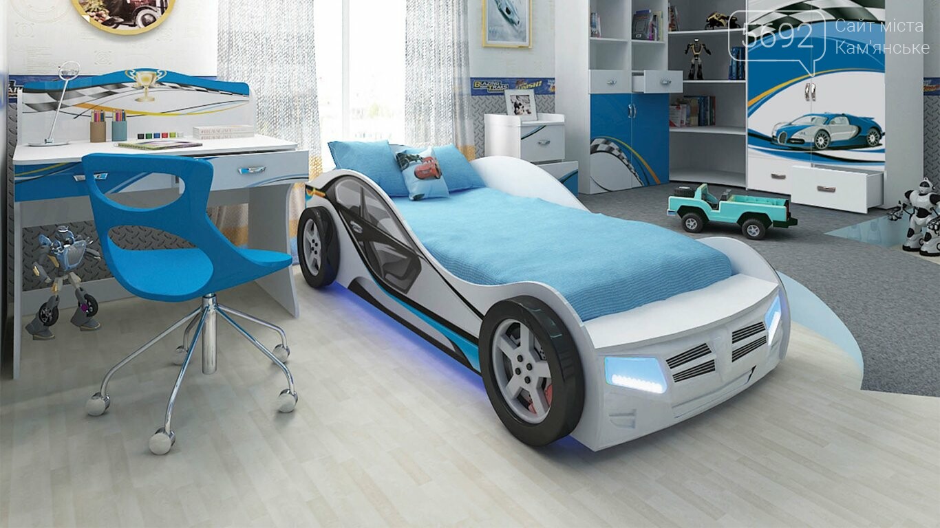 Ліжко машинка - відмінний подарунок для малюка від Taburetka.ua