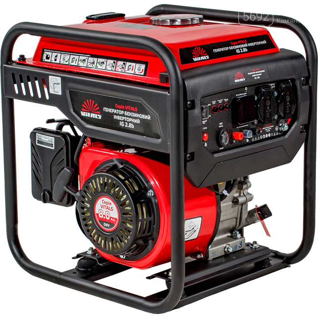 Генератор бензиновий інверторний Vitals IG 2.8b для резервного живлення Генератор бензиновий інверторний Vitals IG 2.8b для резервного живлення
