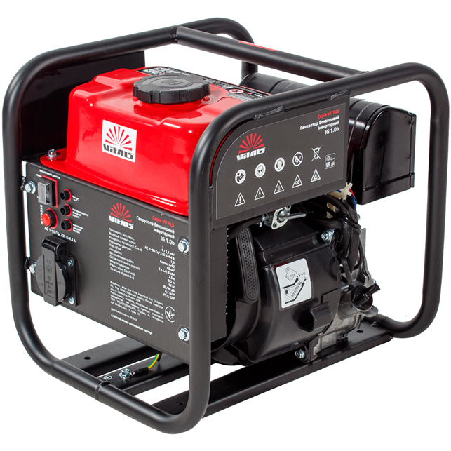 Генератор бензиновий інверторний Vitals IG 1.0b для автономного живлення Генератор бензиновий інверторний Vitals IG 1.0b для автономного живлення