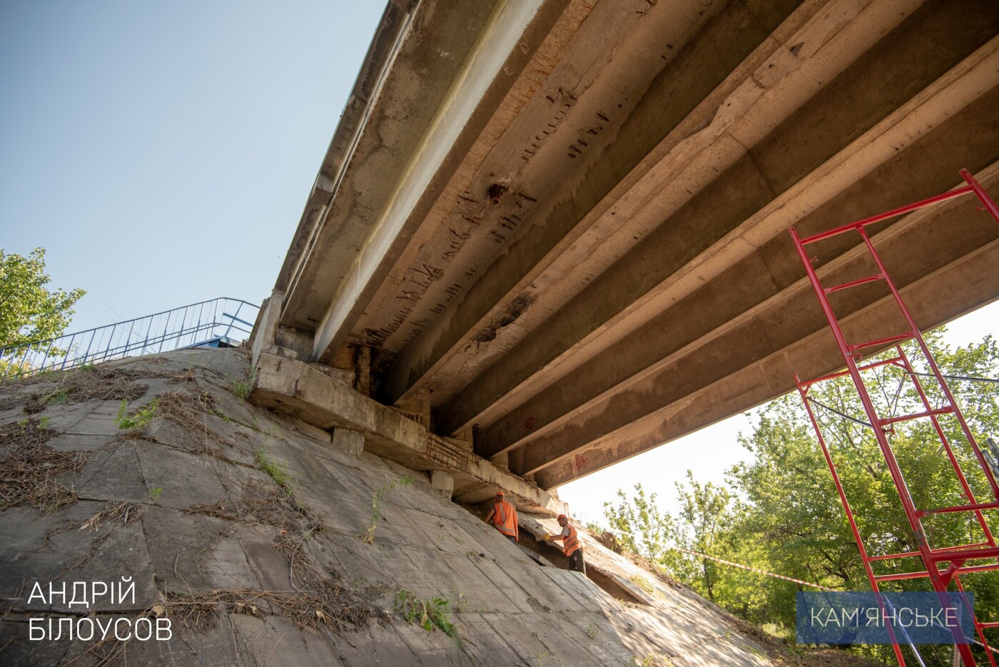 В Каменском ремонтируют мостовые сооружения, фото-1