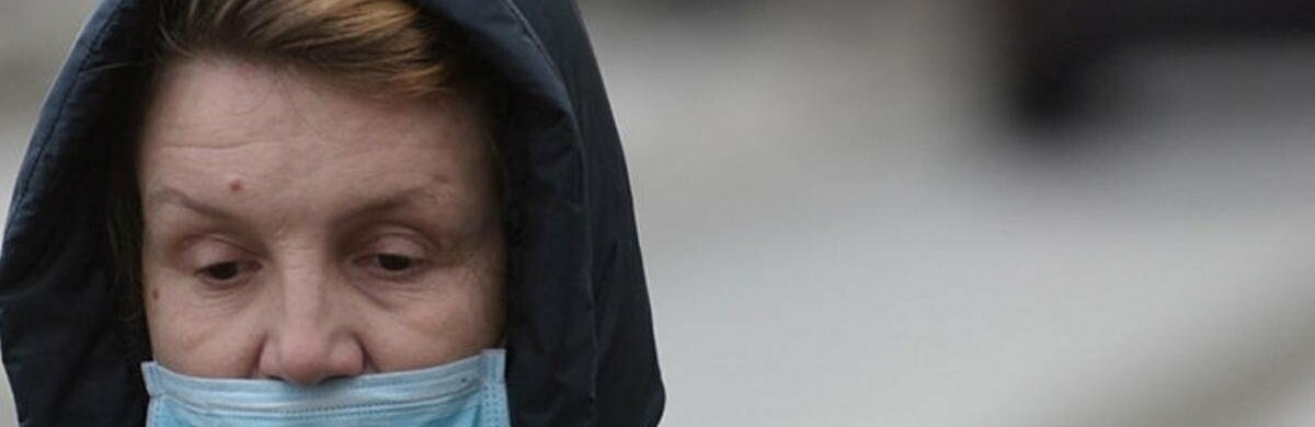 В Украине хотят штрафовать за маски на подбородке В Украине хотят штрафовать за маски на подбородке, Леонид Лихолажин