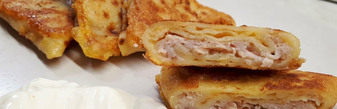 Бендерики с мясом, быстро и вкусно
