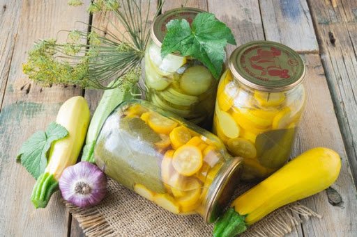 Кабачки на зиму: с морковью и перцем