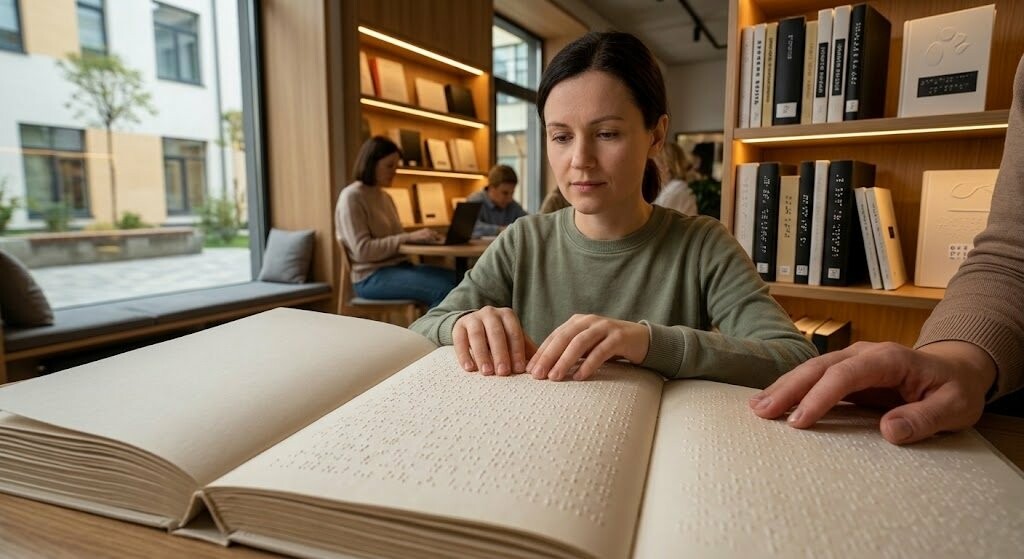 книги шрифтом Брайля